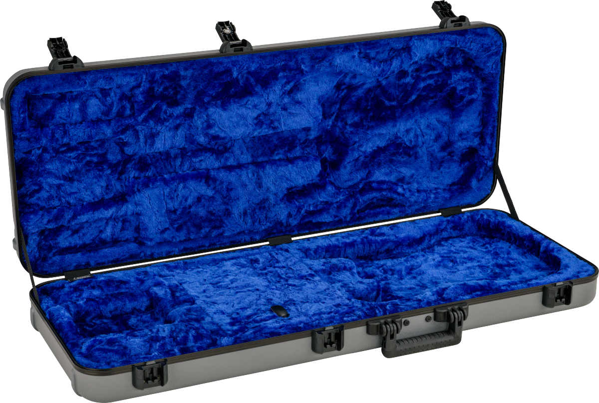 Fender Deluxe Molded Case - Stratocaster®/Telecaster®- Silver/Blue