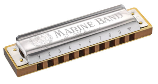 Hohner Marine Band 1896 Classic Harmonica in the Key of F Nat Minor The One, the Only, the Original