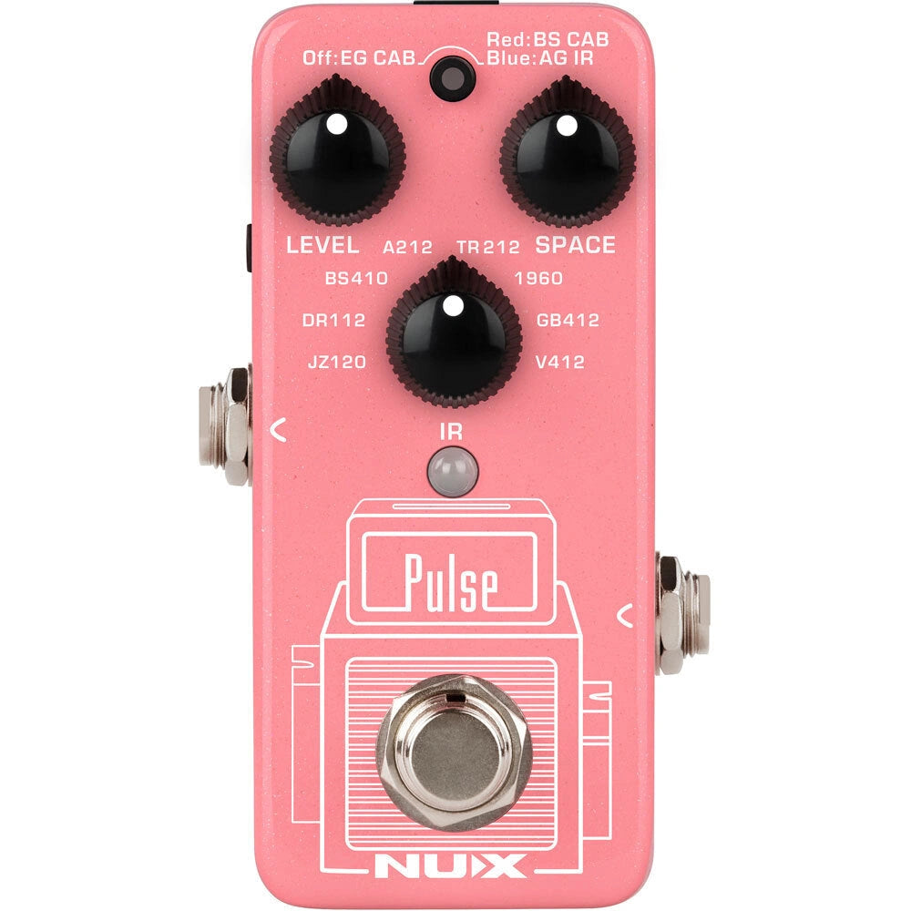 ir cab sim pedal NU-X Mini Core Series "Pulse" IR Loader, Acoustic Guitar & Cabinet Sim – The Guitar Shop