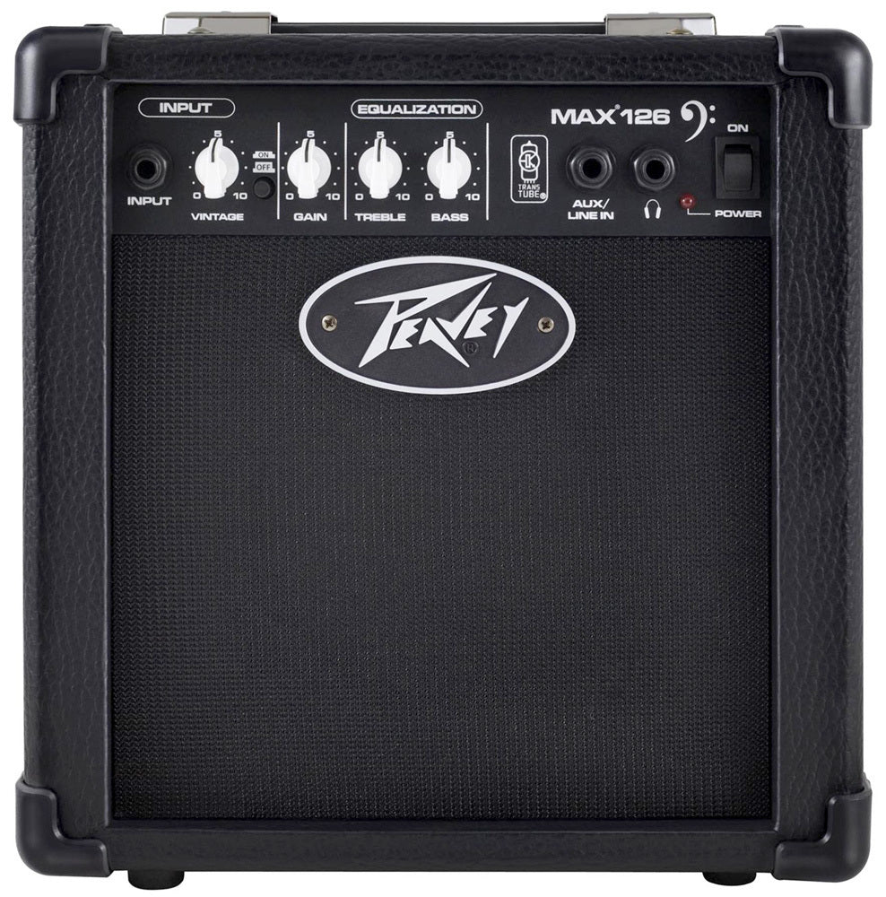 Peavey MAX Series "MAX126" Bass Amp Combo 10-Watt, 1 x 6.5" MAX Portability. MAX Flexibility. MAX Sound.