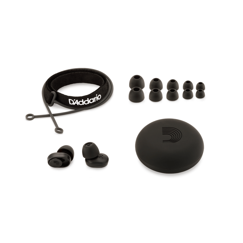 D'Addario dBud Earplugs High-Fidelity Adjustable Hearing Protection