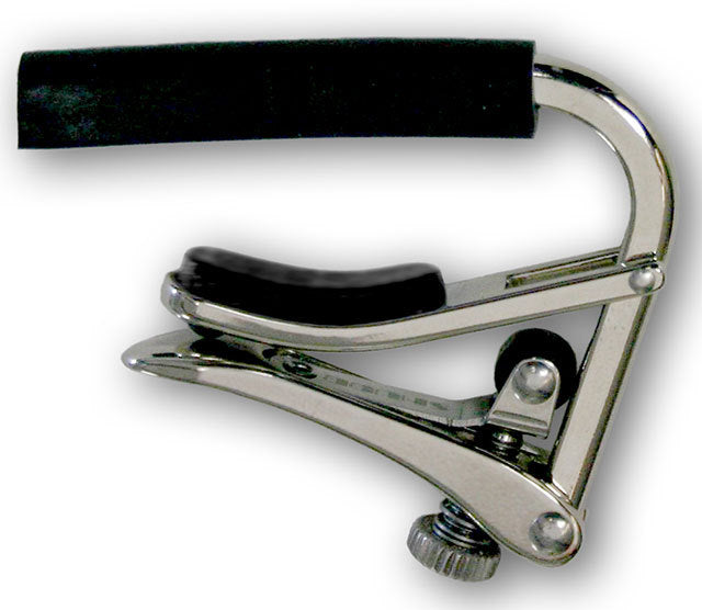 Shubb C1 Standard Steel String Guitar Capo in Nickel Fits most Acoustics & Electrics