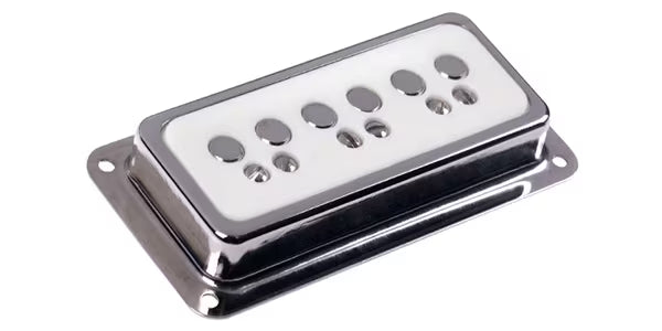 DeArmond Dynasonic Pickup - Nickel/White-Neck