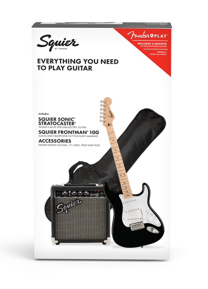 Squier Sonic Stratocaster Pack Black