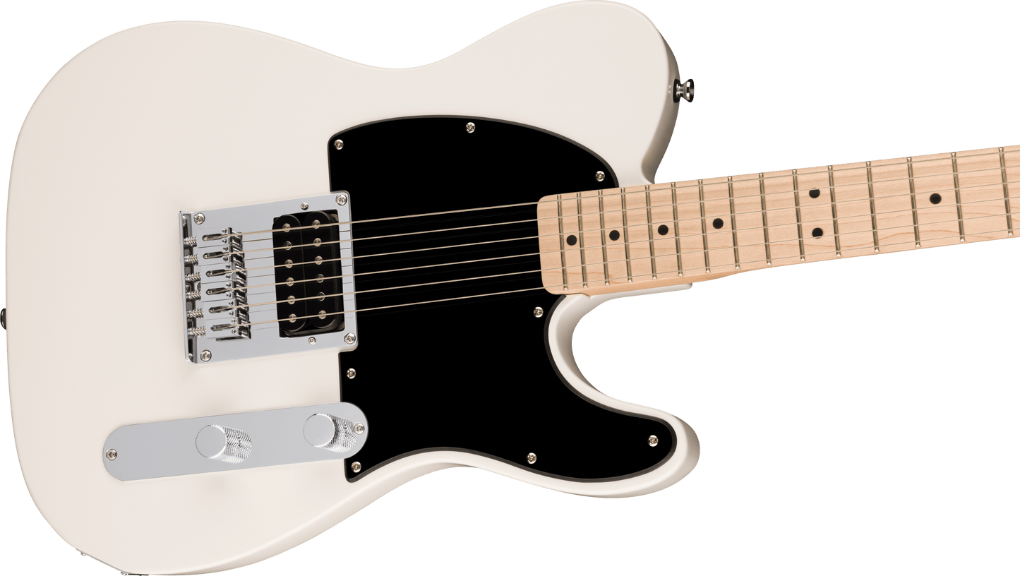 Squier Sonic® Esquire® H, Maple Fingerboard, Black Pickguard, Arctic White