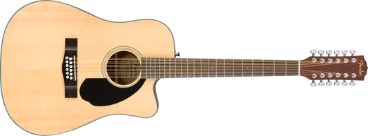 Fender CD-60SCE Dreadnought 12-String Natural