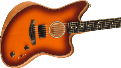 Second Hand Fender American Acoustasonic® Jazzmaster Tobacco Sunburst in Gig Bag Serial #US220761A