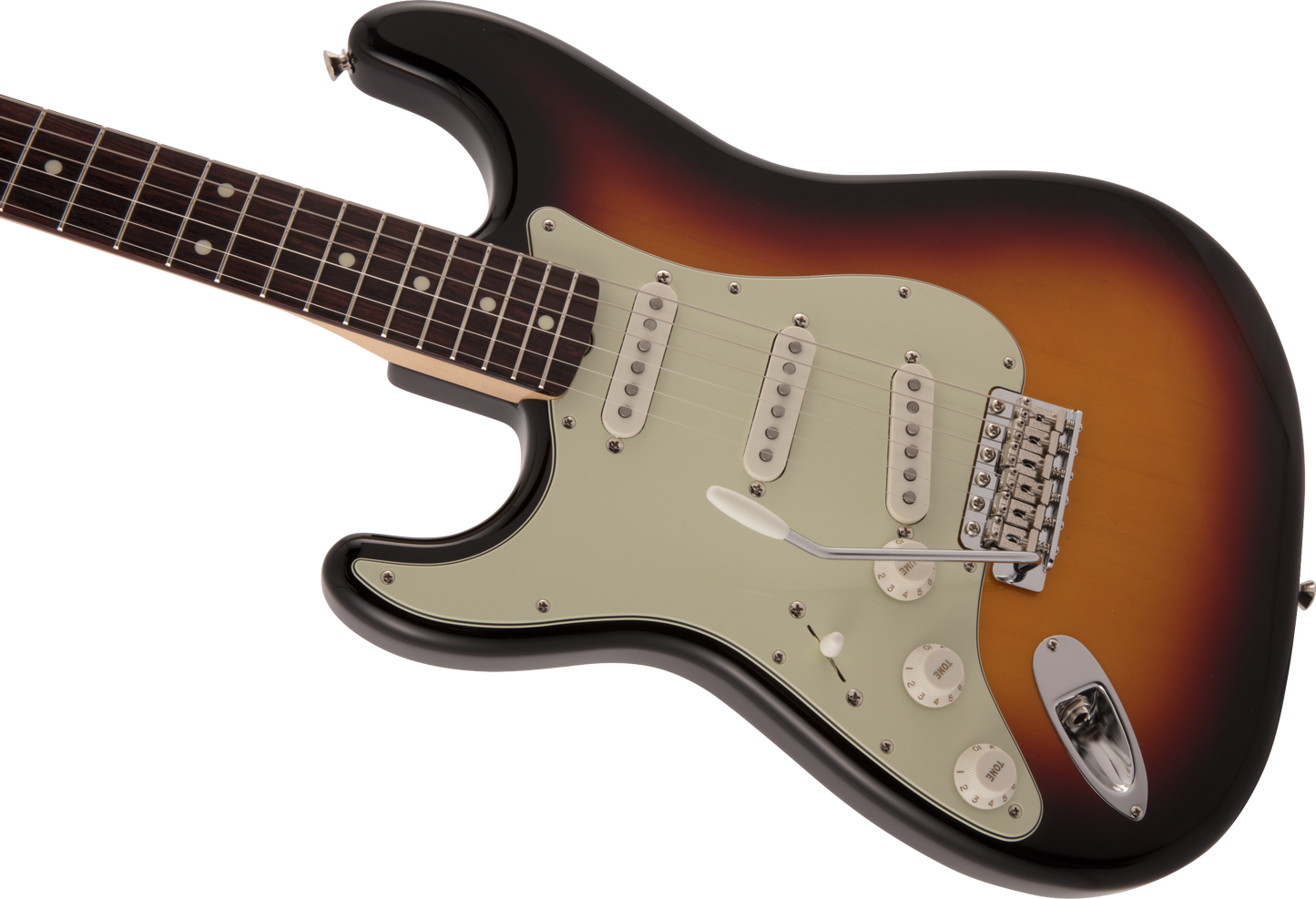 Fender Made in Japan Traditional '60s Stratocaster Left-Handed 3 Colour Sunburst