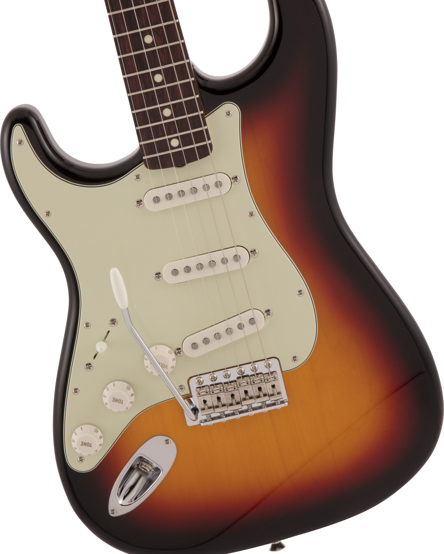 Fender Made in Japan Traditional '60s Stratocaster Left-Handed 3 Colour Sunburst