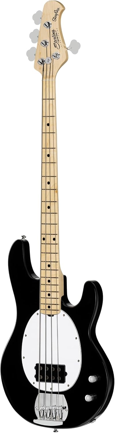 Ernie Ball MusicMan Ray2 Black with Maple Neck RAY2-BK-M1