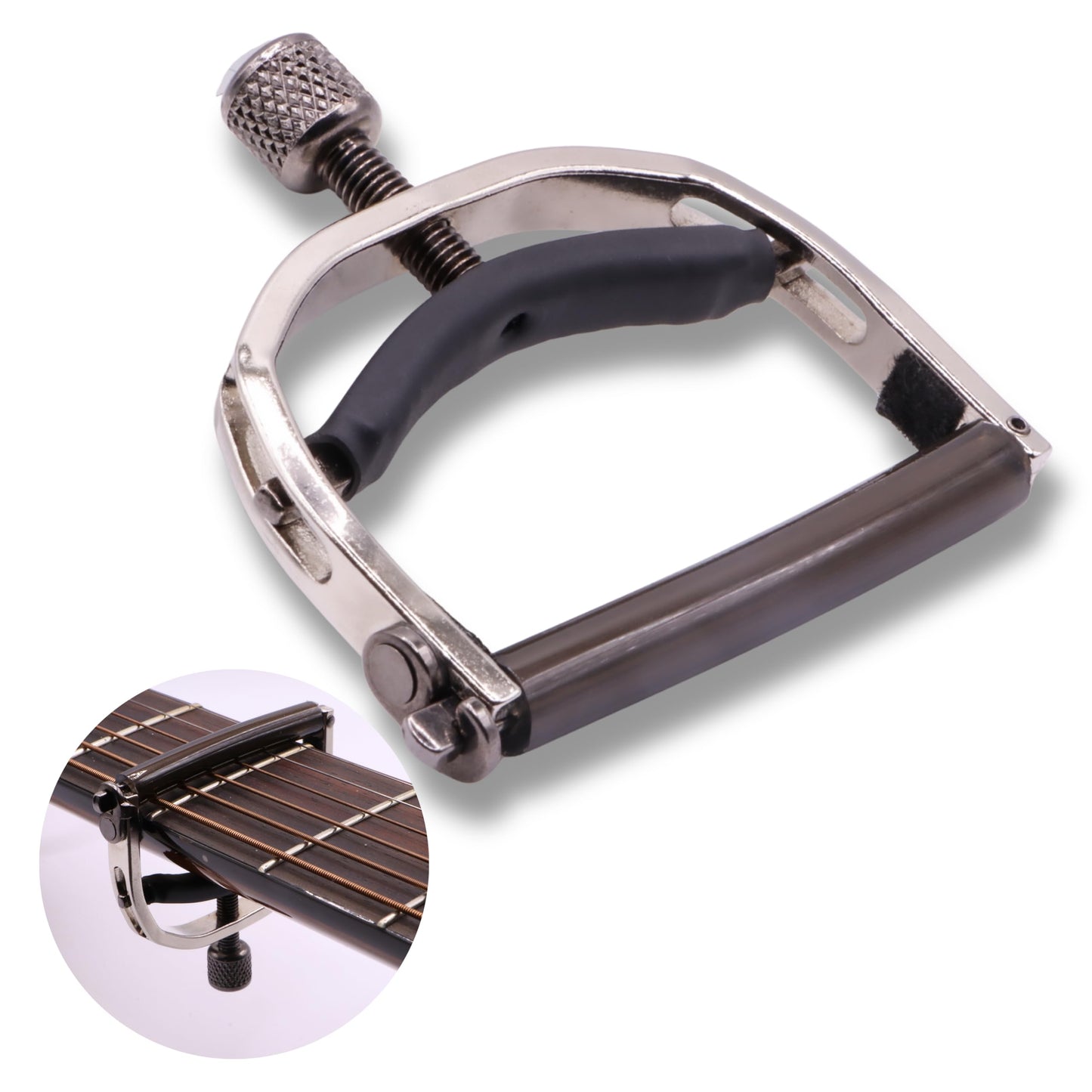 Paige Original 6-String Acoustic Guitar Capo - Satin Nickel P-6N