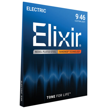 Elixir 12027 Nanoweb Electric Custom Light 9-46