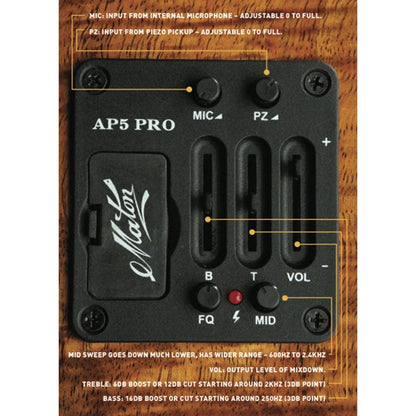 Maton AP5 PRO Preamp/Pickup – The Guitar Shop Maton AP5 PRO Preamp/Pickup – The Guitar Shop