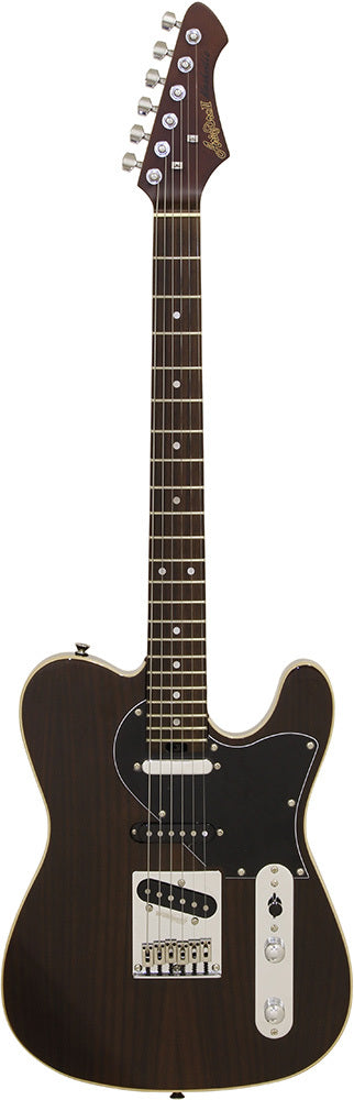 Aria 615-GH Nashville Tribute Collection Electric Guitar in Rosewood Gloss Finish Aria Pro II Hot Rod Collection