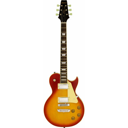 Aria PE-350STD Series Electric Guitar in Aged Cherry Sunburst Pickups: 2 x Classic Power (Alnico-5)