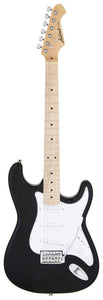 Aria STG-003M Series Electric Guitar in Black Pickups: 3 x Single Coil