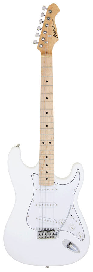 Aria STG-003M Series Electric Guitar in White Pickups: 3 x Single Coil