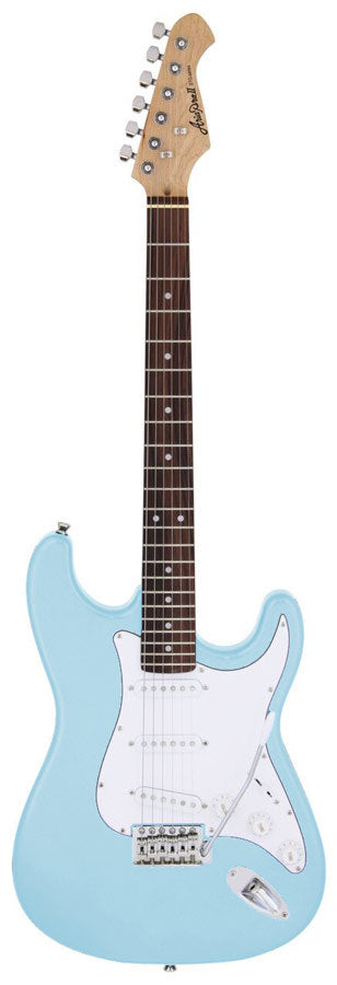 Aria STG-003 Series Electric Guitar in Sonic Blue Pickups: 3 x Single Coil