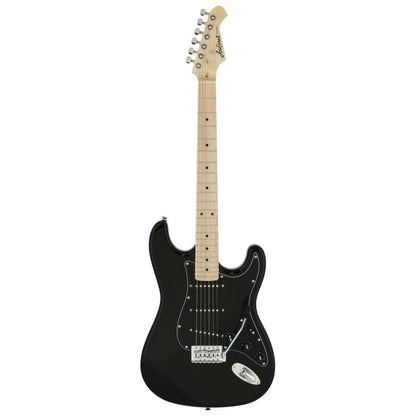 Aria Pro II STG-Series Electric Guitar in Black with Black Aria Pro II STG-Series Electric Guitar in Black with Black