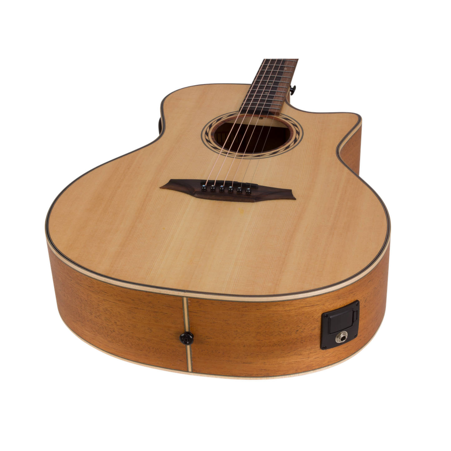 Bromo Tahoma Series Grand Auditorium Electric-Acoustic Guitar, Spruce