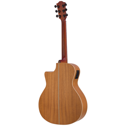 Bromo Tahoma Series Grand Auditorium Electric-Acoustic Guitar, Spruce