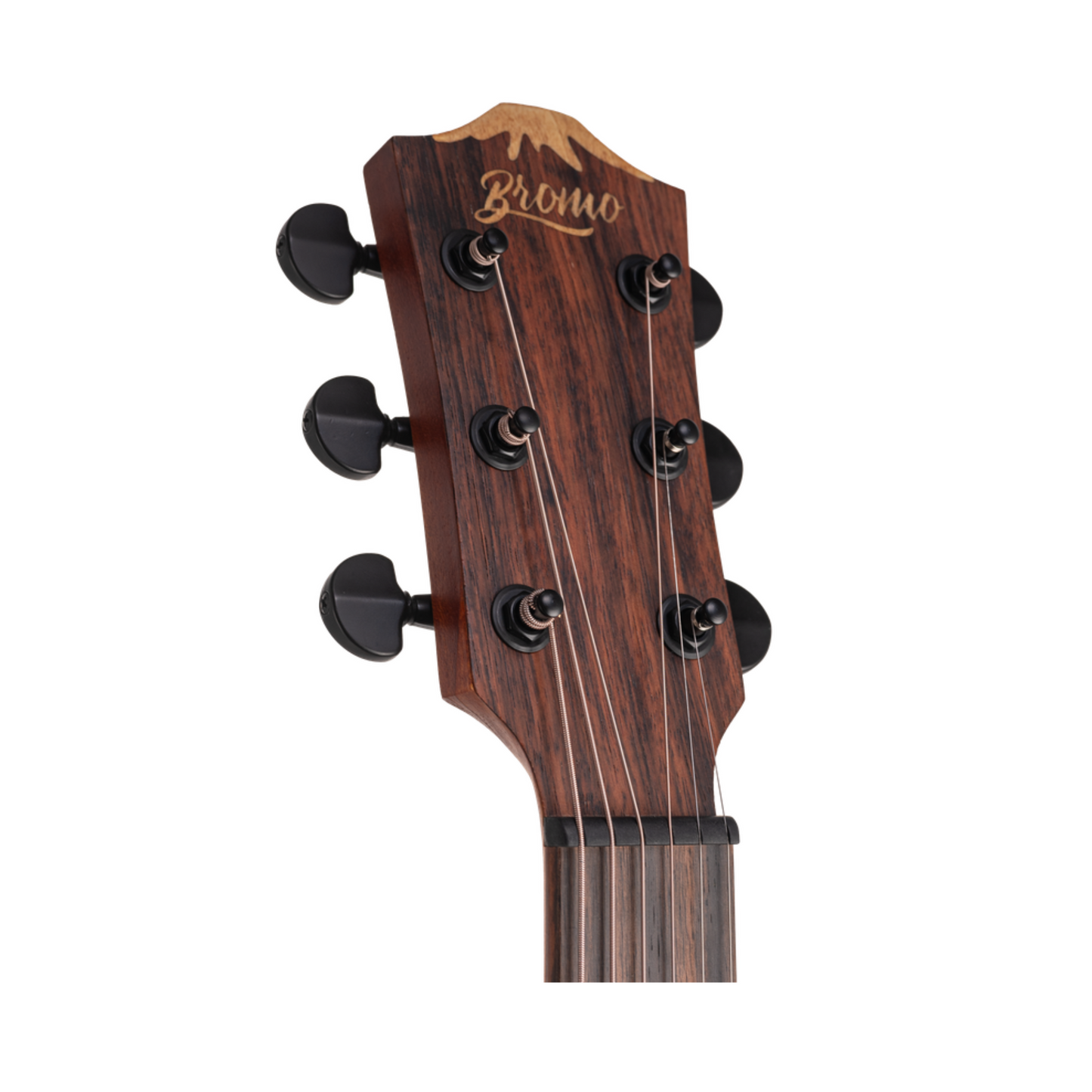 Bromo Tahoma Series Grand Auditorium Electric-Acoustic Guitar, Mahogany