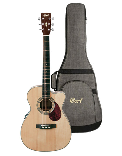 Cort L500E OM Size Acoustic/Electric in Gig Bag C11202