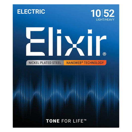 Elixir 12077 Nanoweb Electric Light-Heavy 10-52 E12077