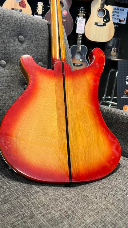 1970's Emperador Japan "4001" Bass (Fireglo) in Mammoth WoolyB Case