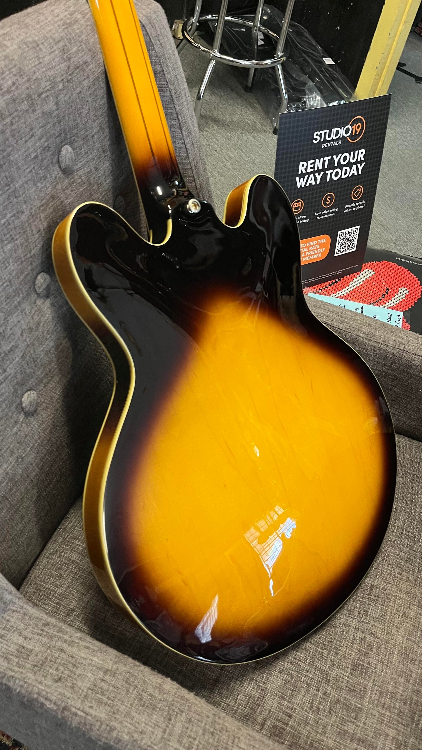 Second Hand Epiphone Sheraton-II-VS 2007 Made in Korea in Hard Case Serial# U07082457
