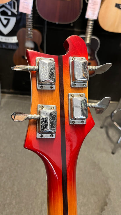 1970's Emperador Japan "4001" Bass (Fireglo) in Mammoth WoolyB Case