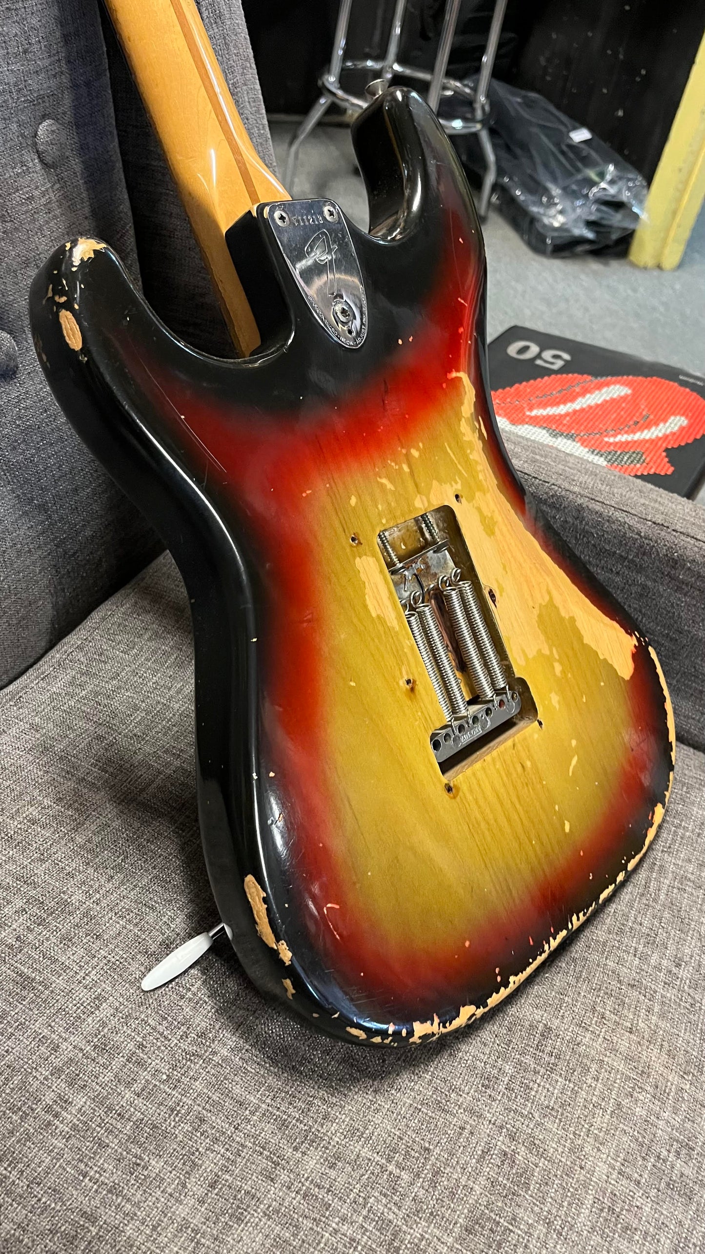 Fender 1975 Modded Strat 3 Colour Sunburst MN in Original Case