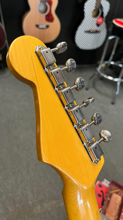 Second Hand Fender 57 reissue Strat 2 Colour Sunburst MN in Hard Case Serial # S066057