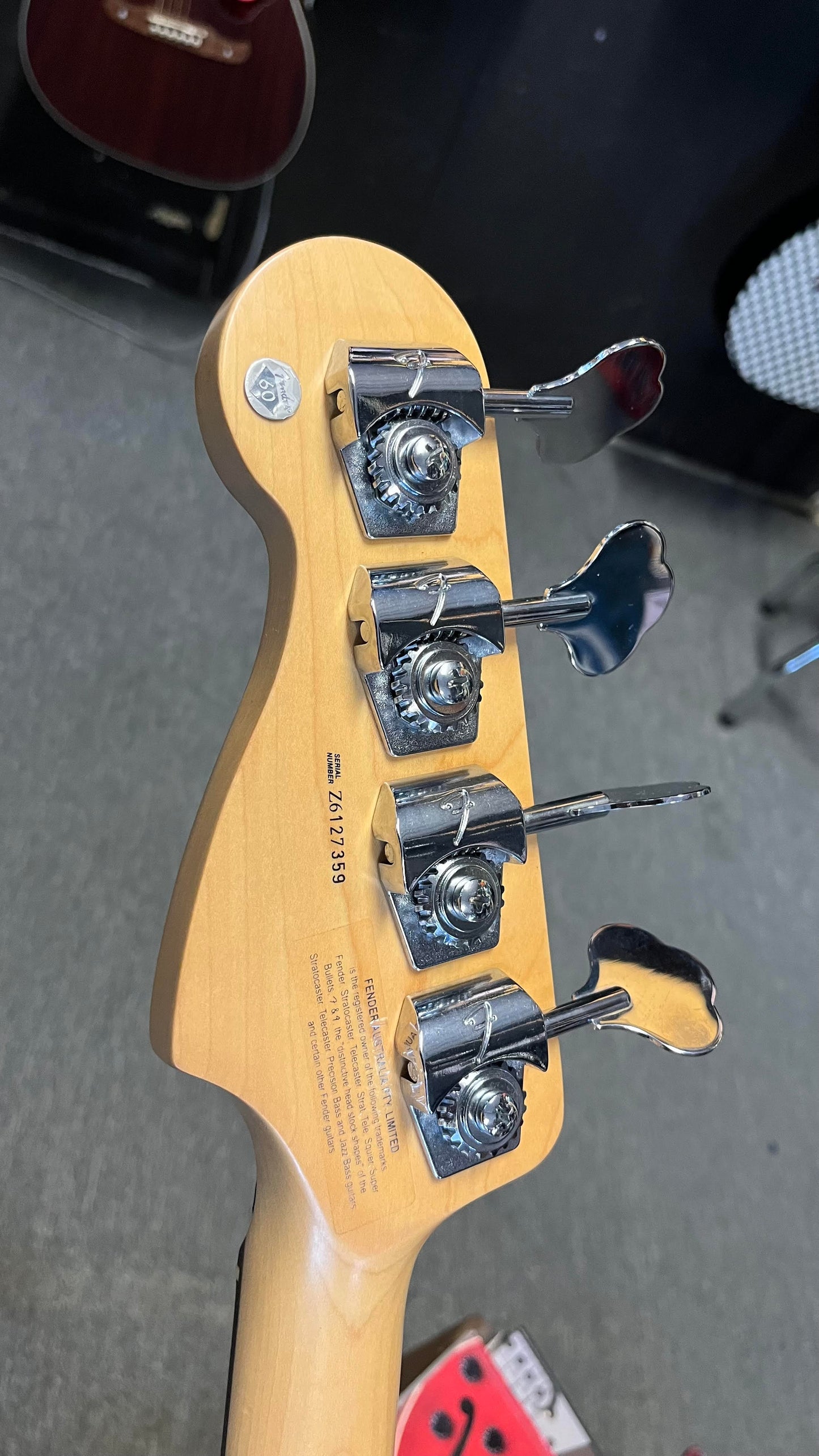 Fender 2006 60th Anniversary American Series Precision Bass 3TS in HC Serial # Z6127359