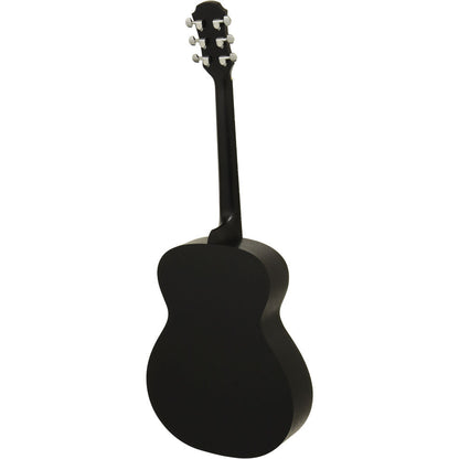 Aria Fiesta Series Folk Acoustic Guitar in Black Matte Finish The Perfect Choice for Beginners!