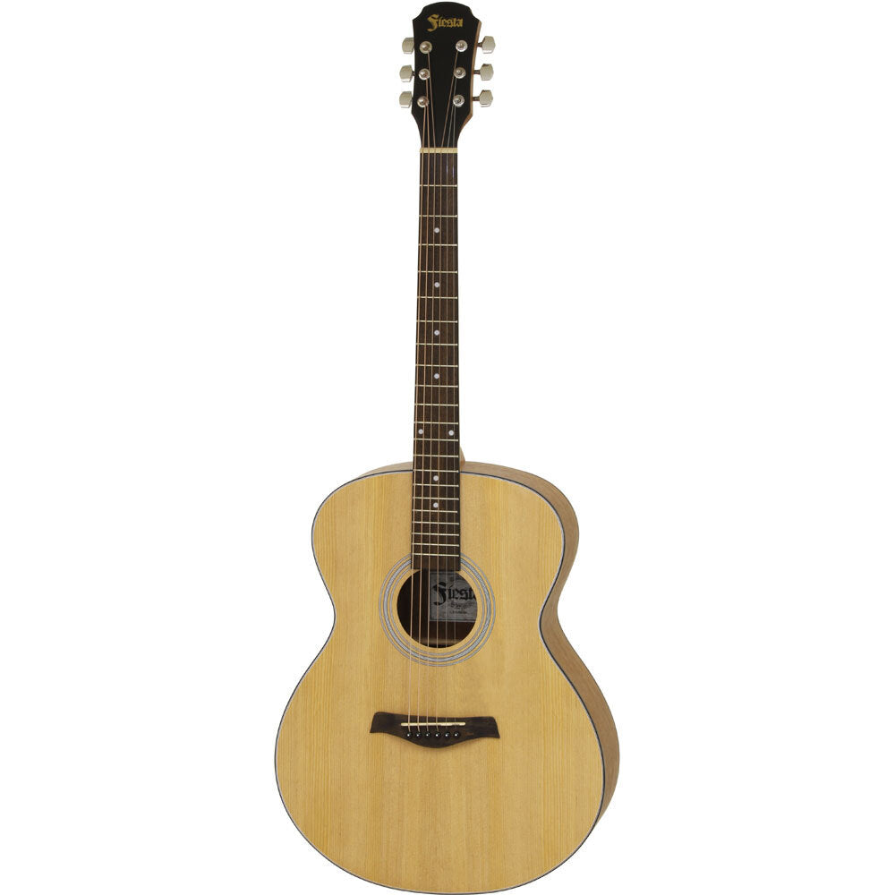 Aria Fiesta Series Folk Acoustic Guitar in Natural Matte Finish The Perfect Choice for Beginners!