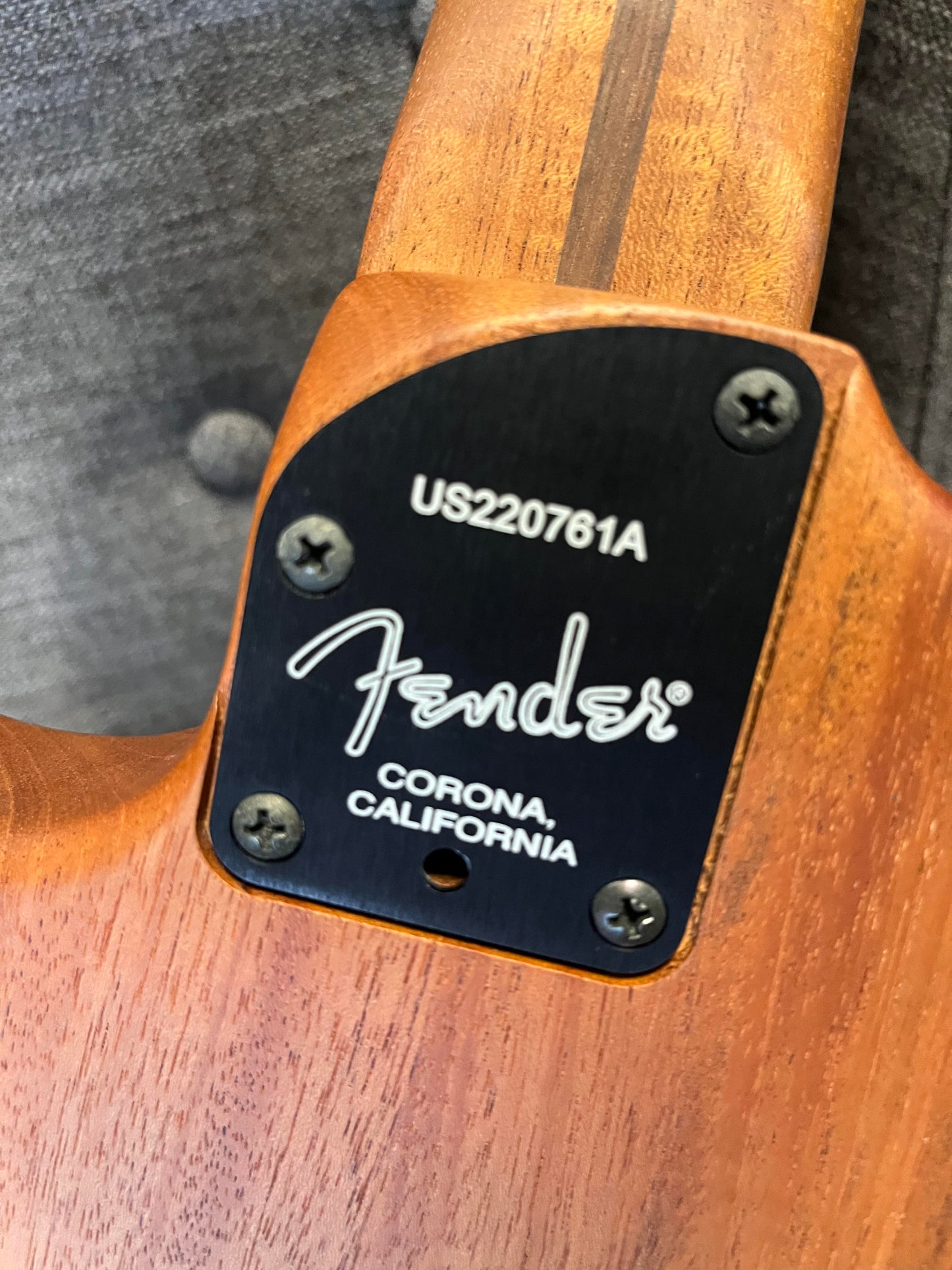 Second Hand Fender American Acoustasonic® Jazzmaster Tobacco Sunburst in Gig Bag Serial #US220761A