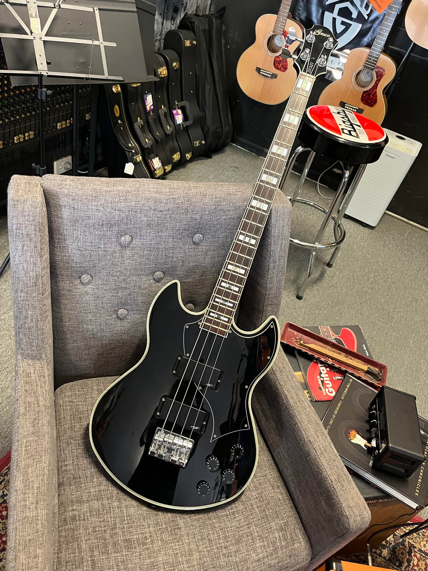 Greco 1997 DB-1200 Dickey bass in Hard Case Made in Japan