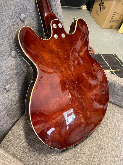 Second Hand Eastwood Airline Guitars H78 Honeyburst 2014 in Hard case