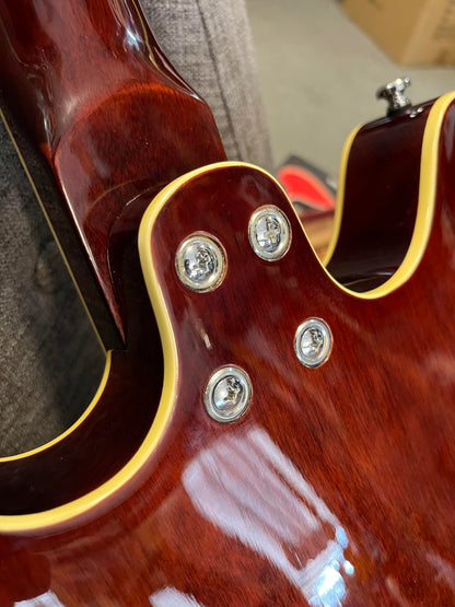 Second Hand Eastwood Airline Guitars H78 Honeyburst 2014 in Hard case