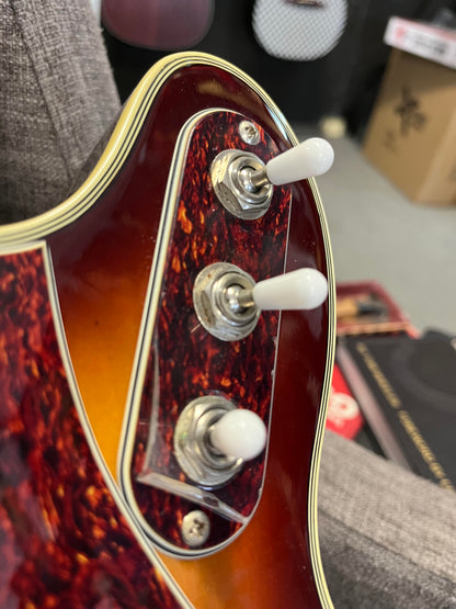 Second Hand Eastwood Airline Guitars H78 Honeyburst 2014 in Hard case