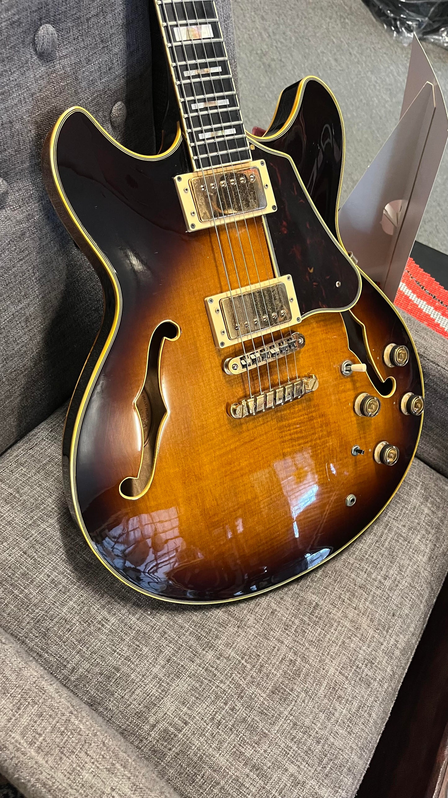 Pre-Loved 1981 Ibanez AS200 Artist Model in Original Hard Case Serial # L815848