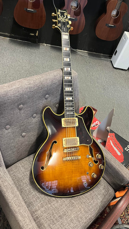 Pre-Loved 1981 Ibanez AS200 Artist Model in Original Hard Case Serial # L815848