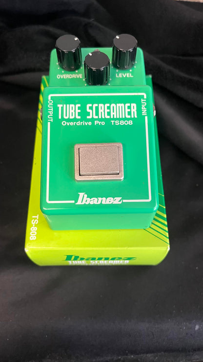 Pre-Loved Ibanez TS808 Overdrive in Box Serial# 1840884