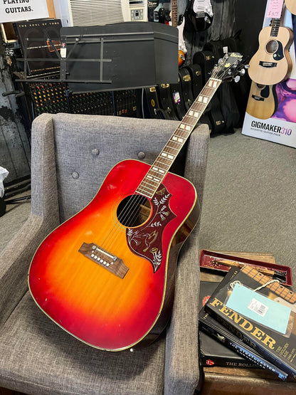 Second Hand Ibanez 684-6 Concord Hummingbird Copy with under saddle pickup in Hard Case