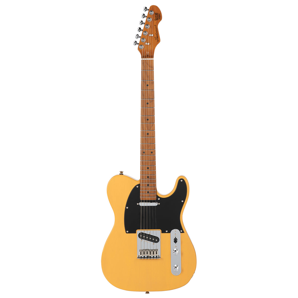 Levinson Sceptre Arlington Std Single Cutaway Blonde SS w Maple Board