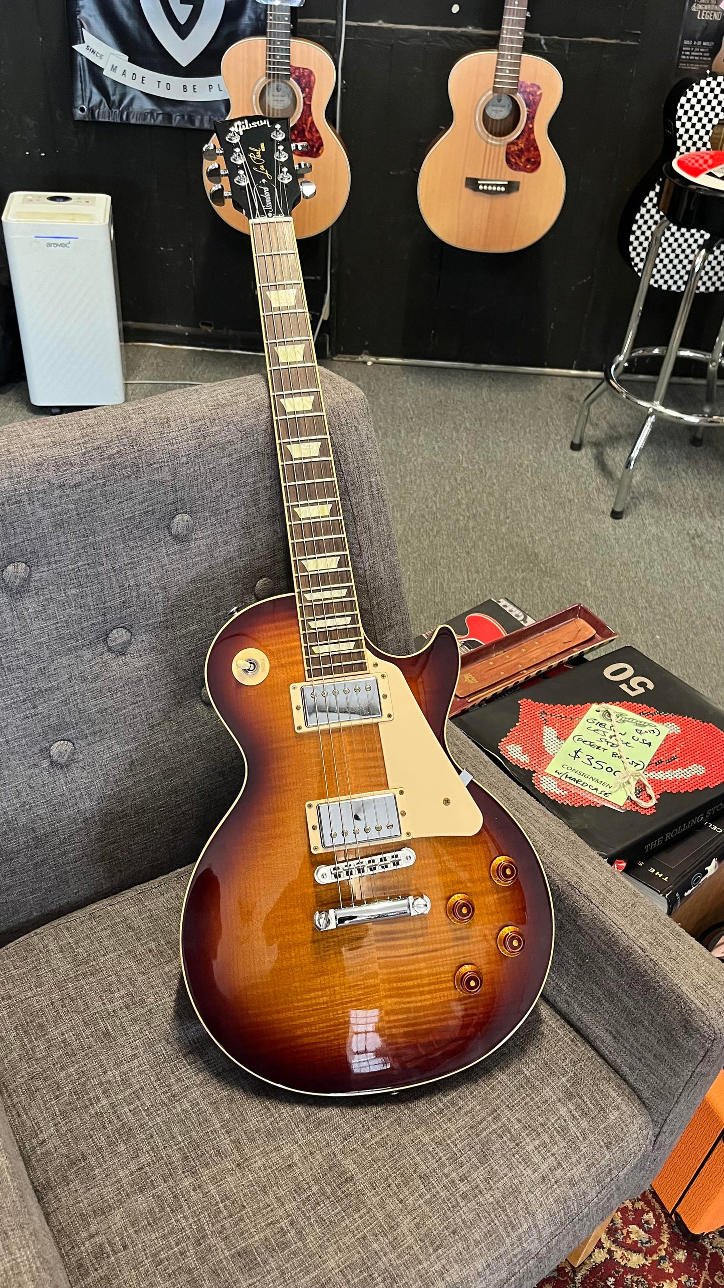 2013 Gibson Les Paul Standard Desert Burst in Hard case Serial # 126830369