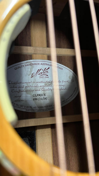 Maton 2014 Custom Shop Classic "Clarice" in Hiscox Case