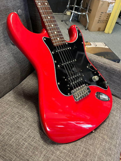 Squier 1984 Contemporary Series JV Strat SST314-55 Torino Red in original soft case Serial # JV95918