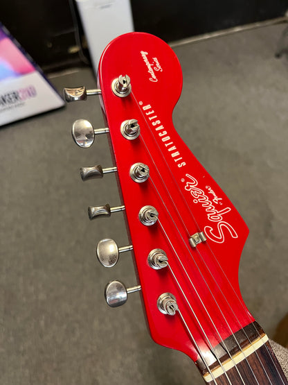 Squier 1984 Contemporary Series JV Strat SST314-55 Torino Red in original soft case Serial # JV95918